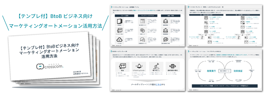 【テンプレ付】BtoBマーケティングオートメーション活用方法