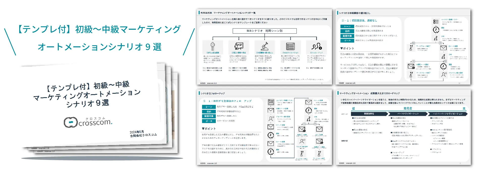 【テンプレ付】マーケティングオートメーションシナリオ9選 初級～中級