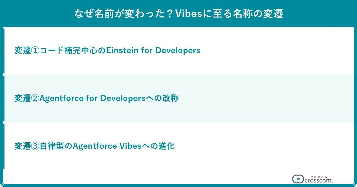 なぜ名前が変わった？Vibesに至る名称の変遷